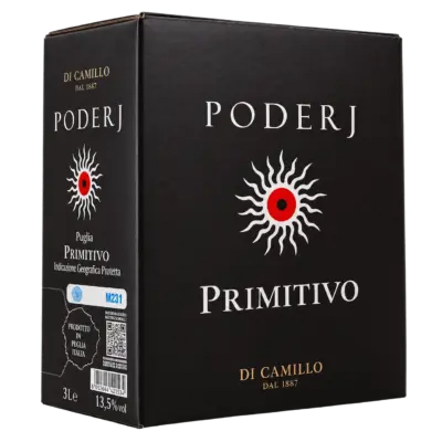 Di Camillo Poderj Primitivo Puglia IGP – 3 Liter Bag in Box