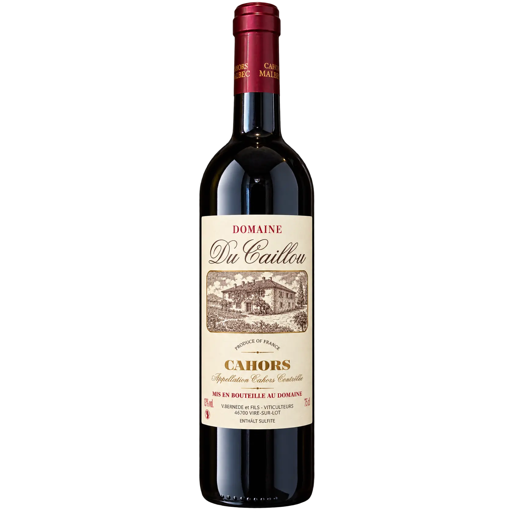 Domaine du Caillou Cahors Malbec Merlot