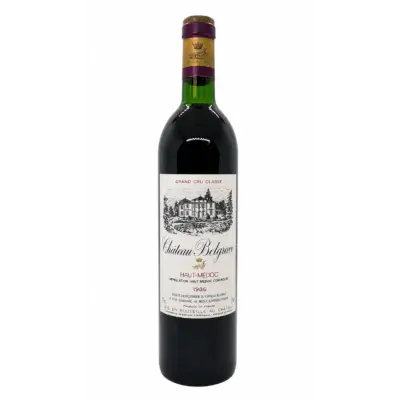 Château Belgrave 1986 - 5ème Grand Cru Classé Haut-Médoc