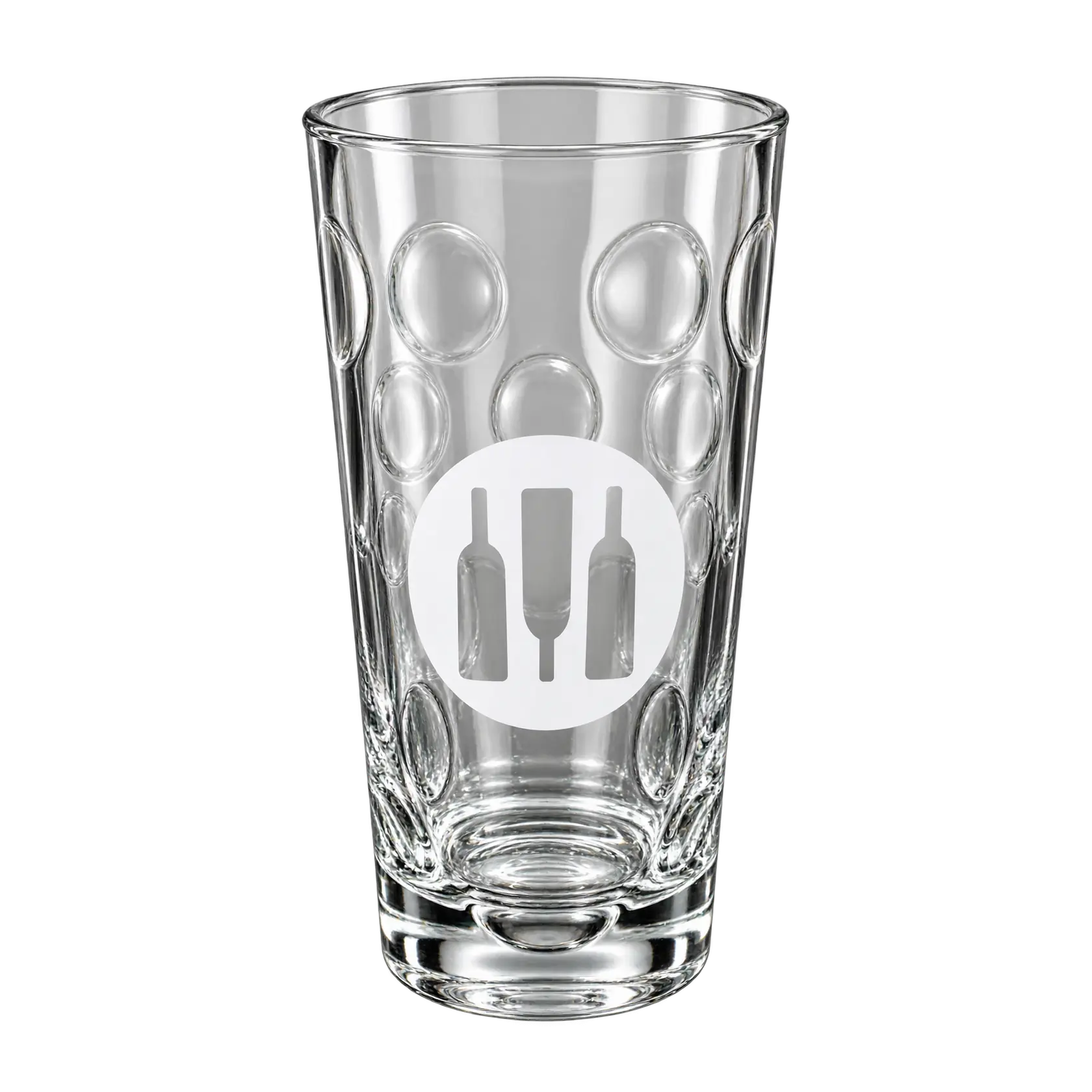 Pfälzer Dubbeglas 0,5 l | 6 Stück mit Logo