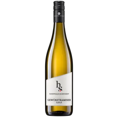 Hanewald-Schwerdt Gewürztraminer lieblich – Weißwein aus der Pfalz, 0,75 l