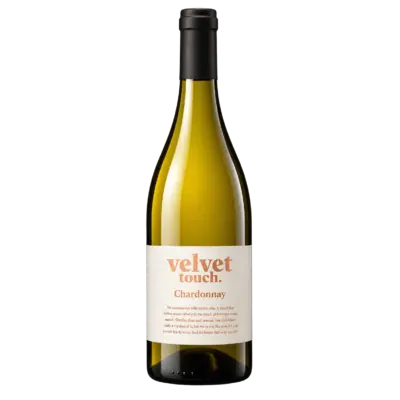 Velvet Touch Wooded Chardonnay von Fonjoya mit Soft-Touch-Etikett