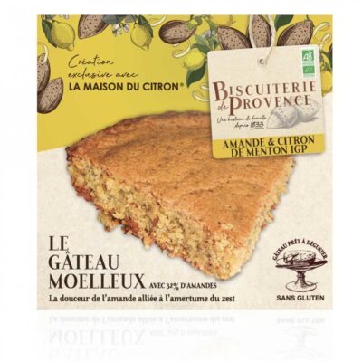 Biscuiterie de Provence - Mandelkuchen Le Gâteau Moelleux Citron Menton 225g