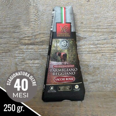 Parmigiano Reggiano Vacche Rosse 40 Monate - 250g