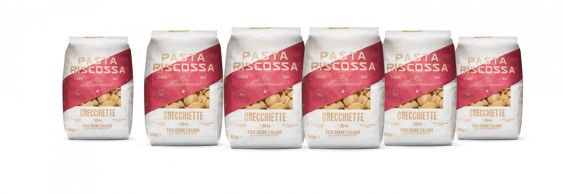 Pasta Riscossa - Orecchiette N°84 Premium Karton 10kg