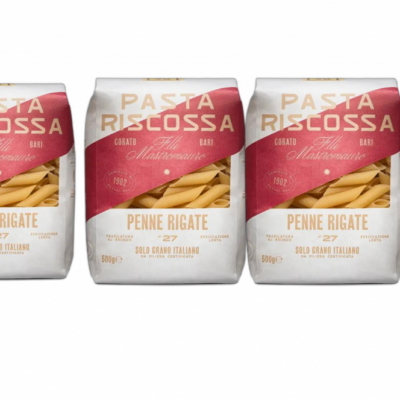 Pasta Riscossa - Penne Rigate N°27 Premium Karton 10kg