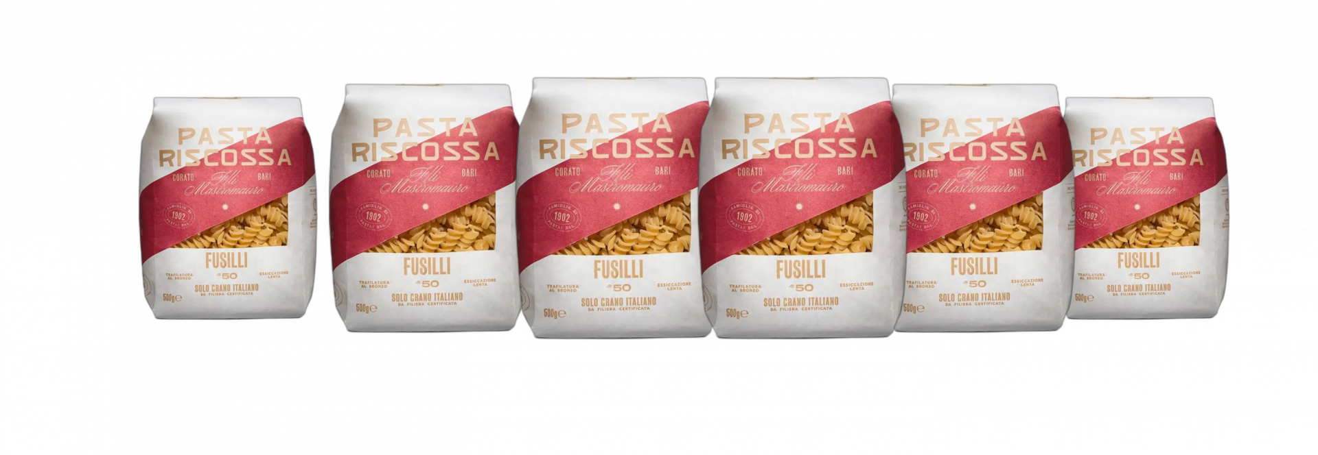Pasta Riscossa - Fusilli N°50 Premium Karton 10kg
