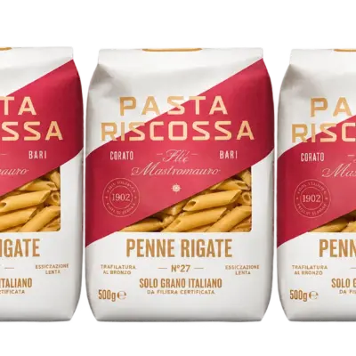 Riscossa Penne Rigate N°27 Premium Pasta 10 kg