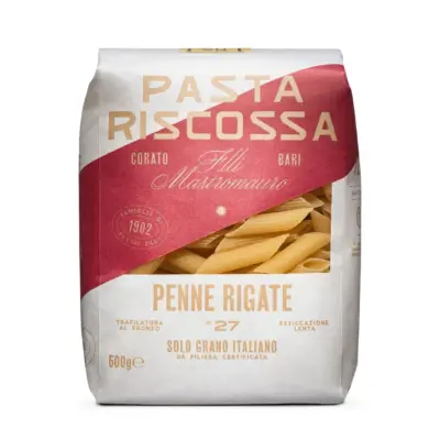 Pasta Riscossa - Penne Rigate N°27 Premium 500g