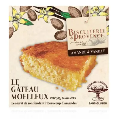 Biscuiterie de Provence Le Gâteau Moelleux 120 g – französischer Mandelkuchen aus der Provence