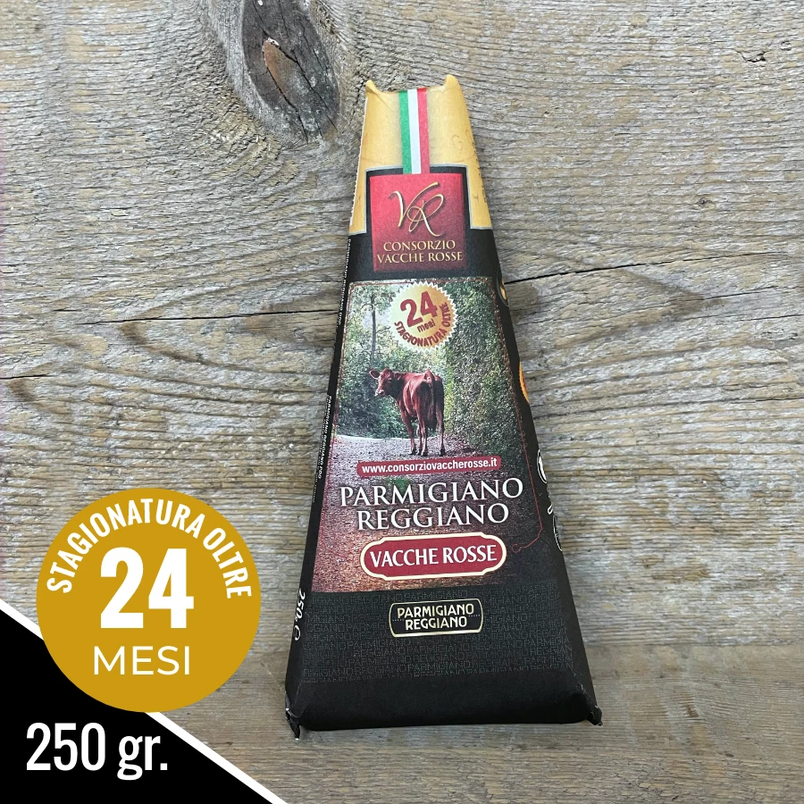 Parmigiano Vacche Rosse 24 Monate 250 g
